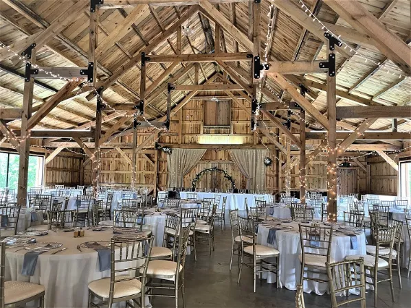 Ohio Rustic Barn Wedding Venue Medina-Forever Farms Blueberry Barn Interior 1