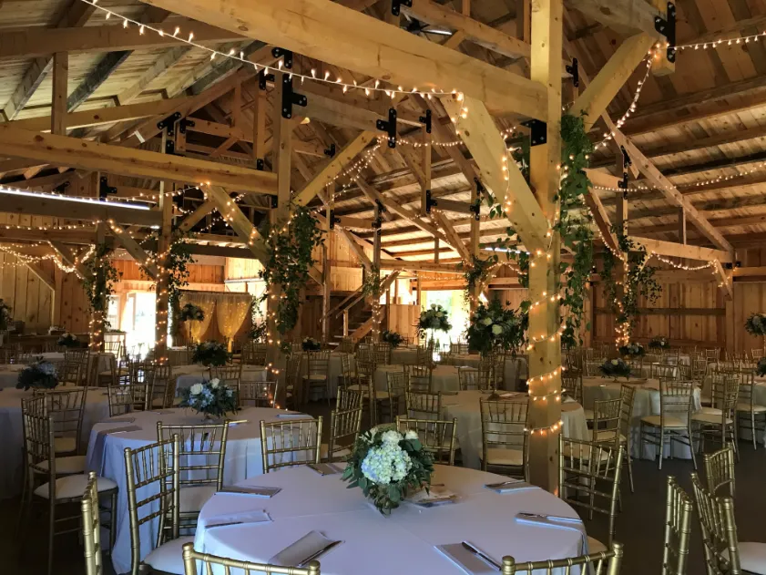 Ohio Rustic Barn Wedding Venue Medina-Forever Farms Blueberry Barn Interior 3