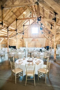 Ohio Rustic Barn Wedding Venue Medina-Forever Farms Blueberry Barn Interior 8
